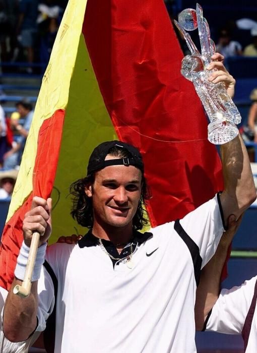 Carlos Moyá, en Indian Wells en 1999