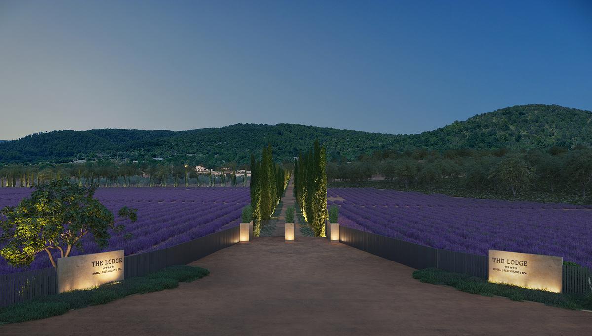 Al 5 estrellas de Único Hotels, en sa Pobla, le rodea una finca de 157 hectáreas (12 son de campos de lavanda).