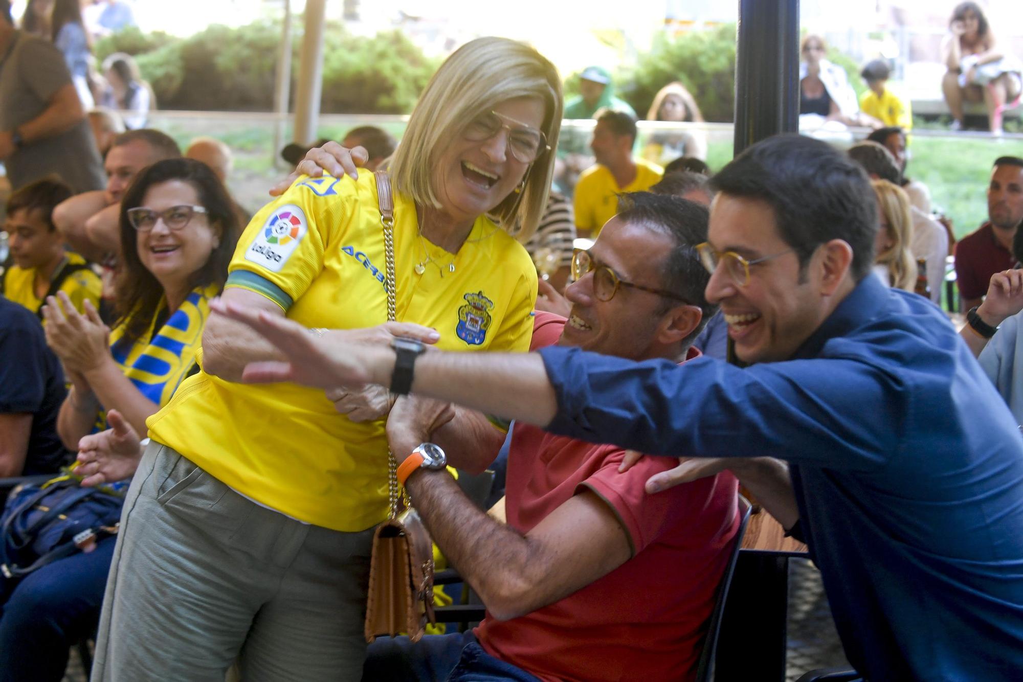 La ciudad vibró con la victoria de la UD Las Palmas contra el Cartagena