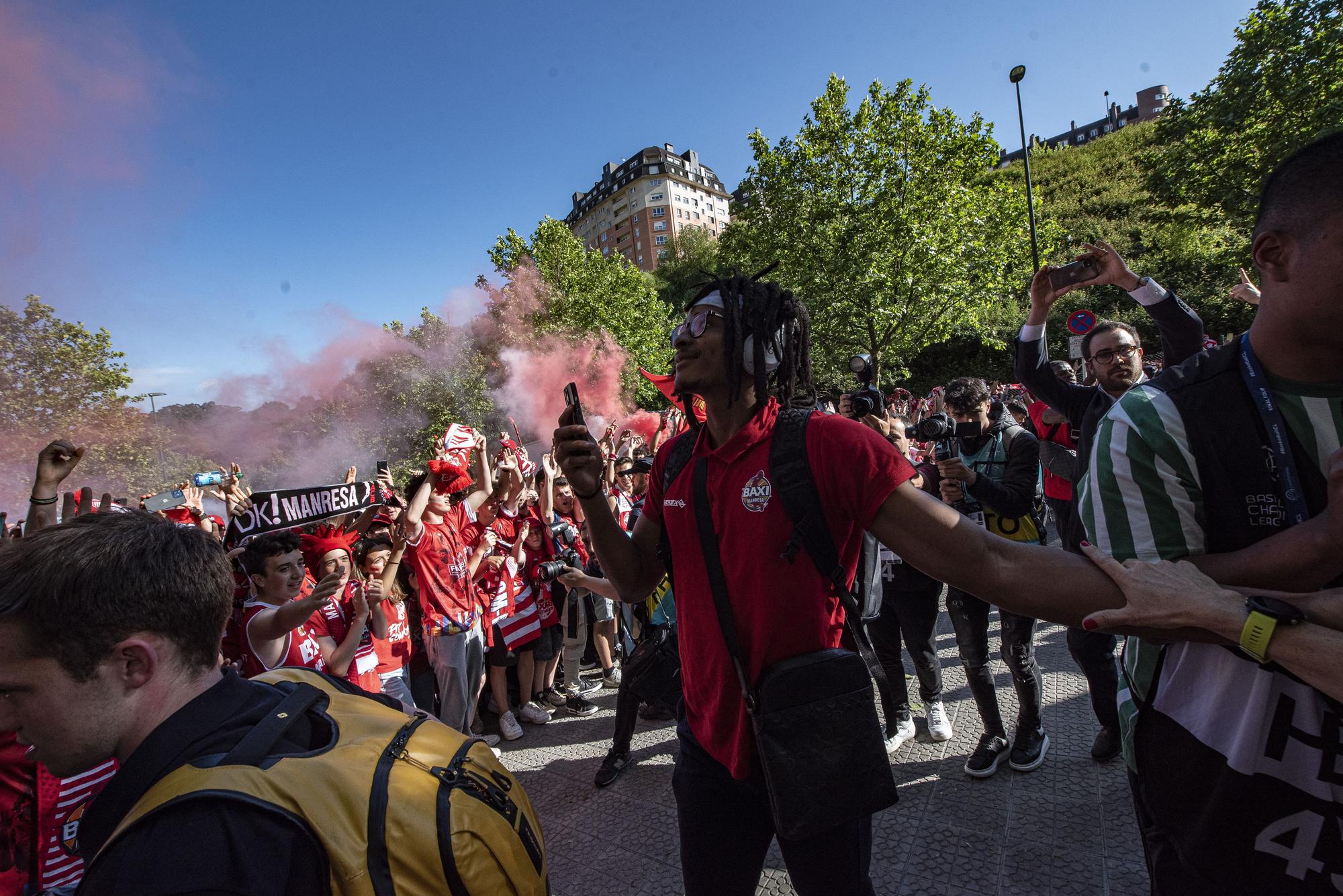 #RoadtoBilbao: Les millors imatges de l'afició abans de la gran final Baxi-Tenerife