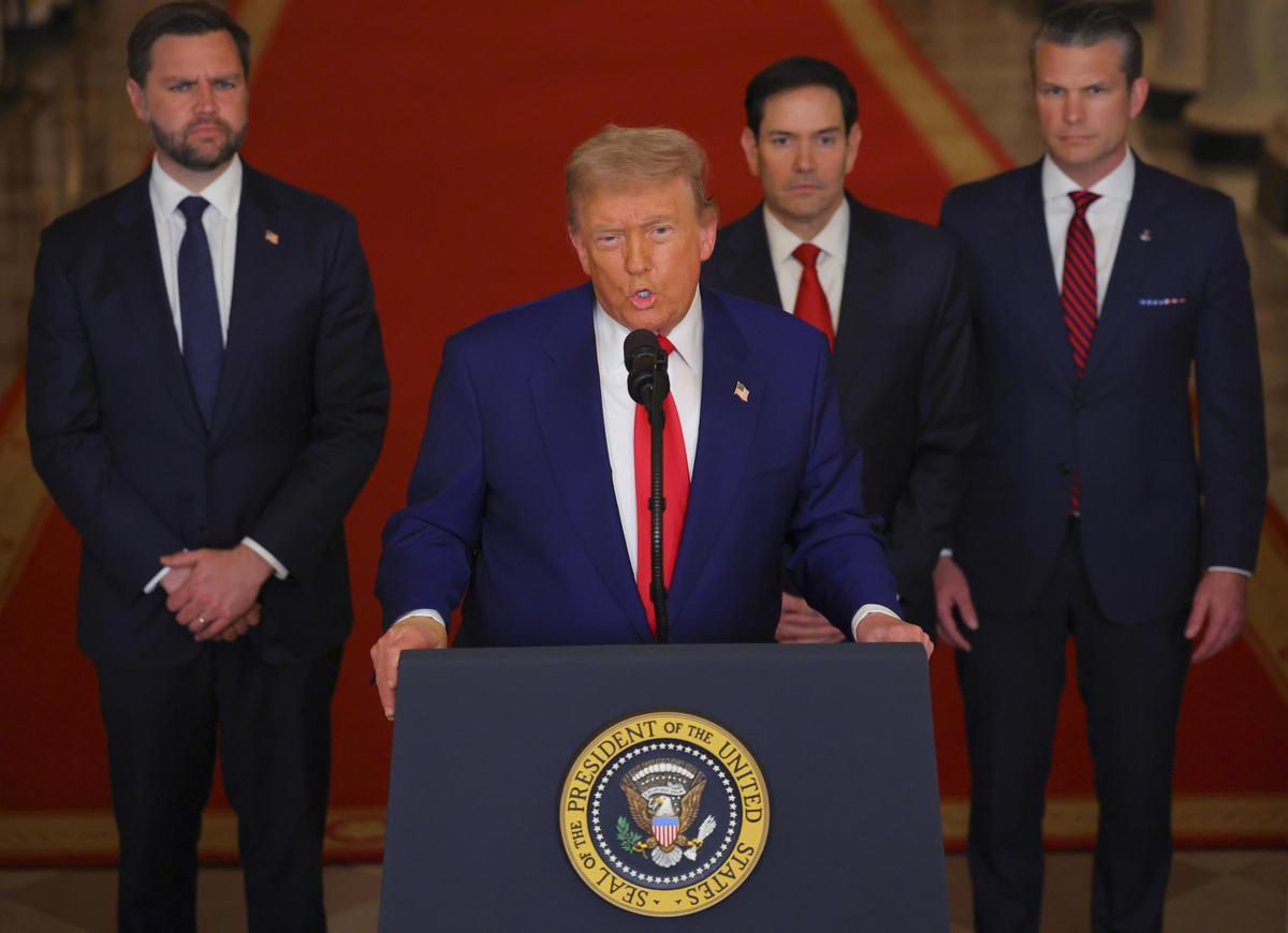 Trump anuncia un "alto el foc total" entre Iran i Israel Trump anuncia un "alto el foc total" entre Iran i Israel