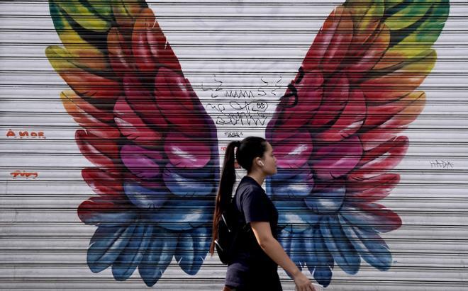 Reivindicación del Orgullo LGTBI en el barrio de Chueca de Madrid