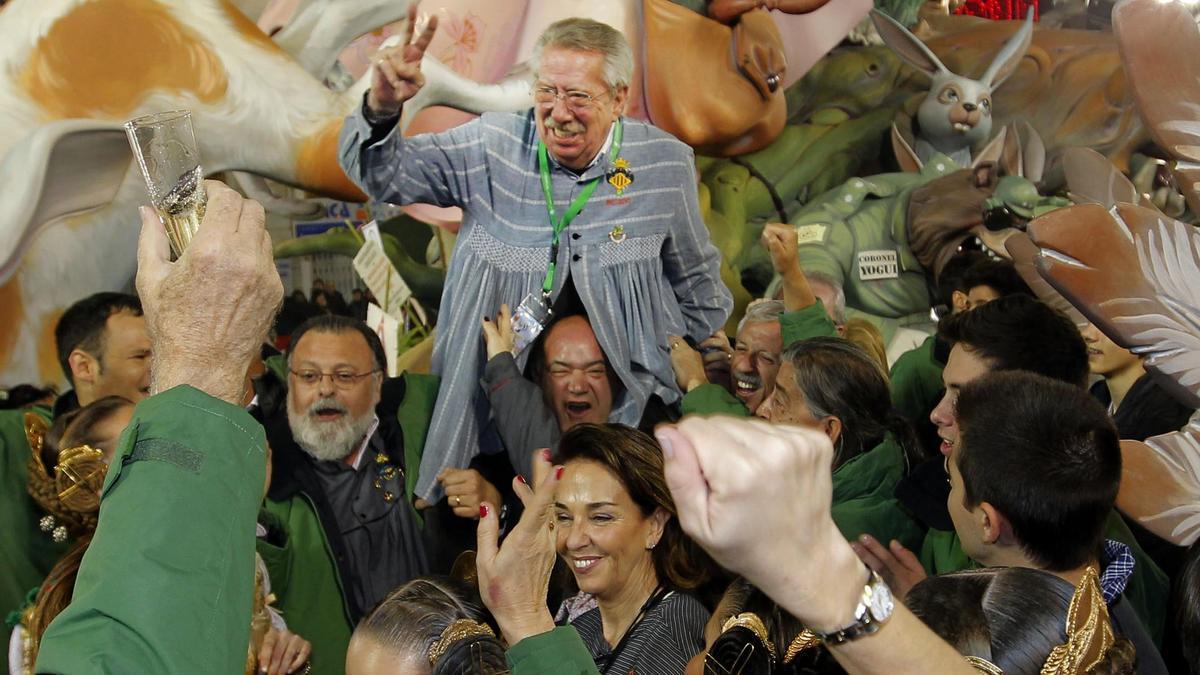 Jesús Barrachina, en la celebración de uno de sus primeros premios de Especial, el de 2011