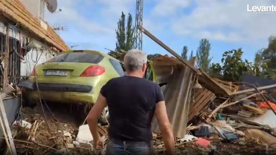 La barraca que sobrevivió a la DANA: &quot;La casa de al lado acabó reventada&quot;