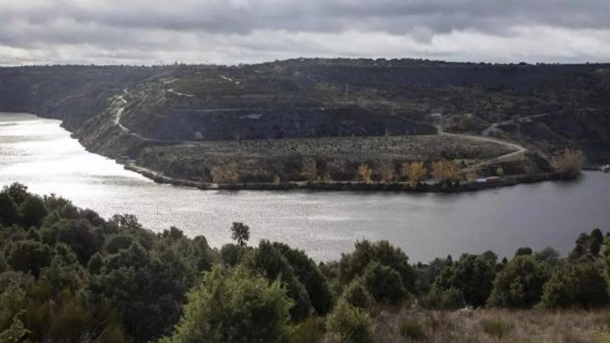 Embalse en la provincia de Zamora.