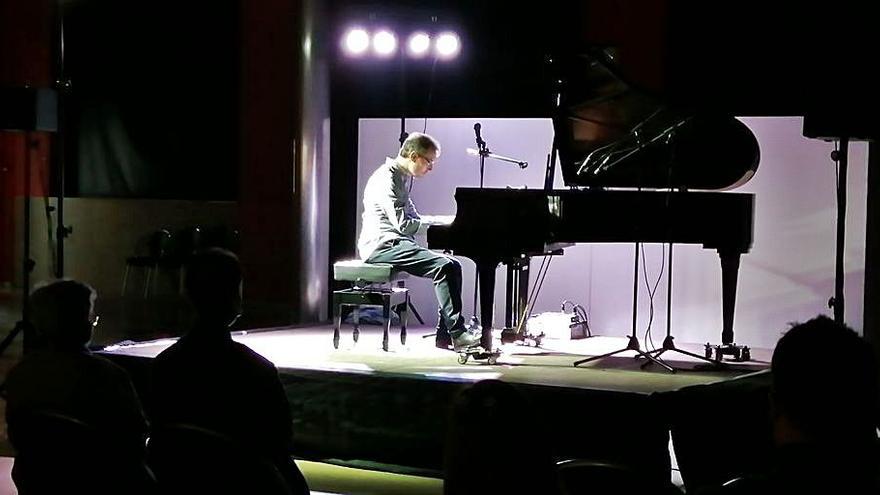 Un moment del concert de David Martell, divendres | ARXIU PARTICULAR