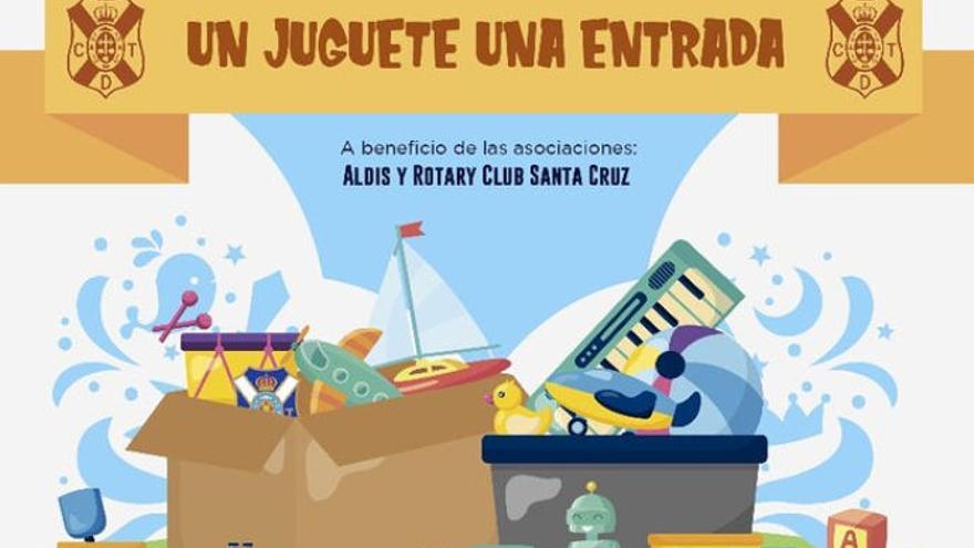 Cartel de la promoción presentada por la Fundación del CD Tenerife.