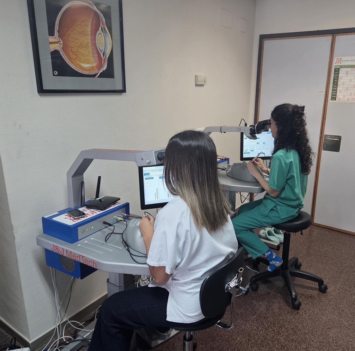 Otra imagen de la formación de médicos residentes