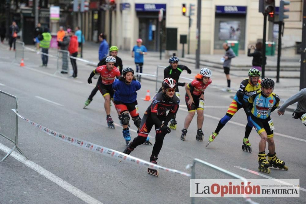 Murcia Maratón. Salida patinadores