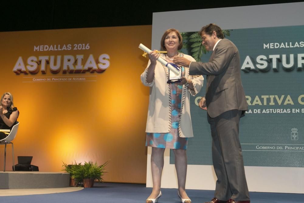 Entrega de las medallas de Asturias