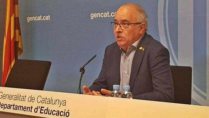 El conseller d&#039;Educació, Josep Bargalló
