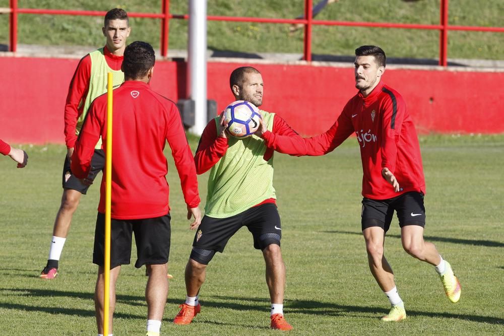 Entrenamiento del Sporting