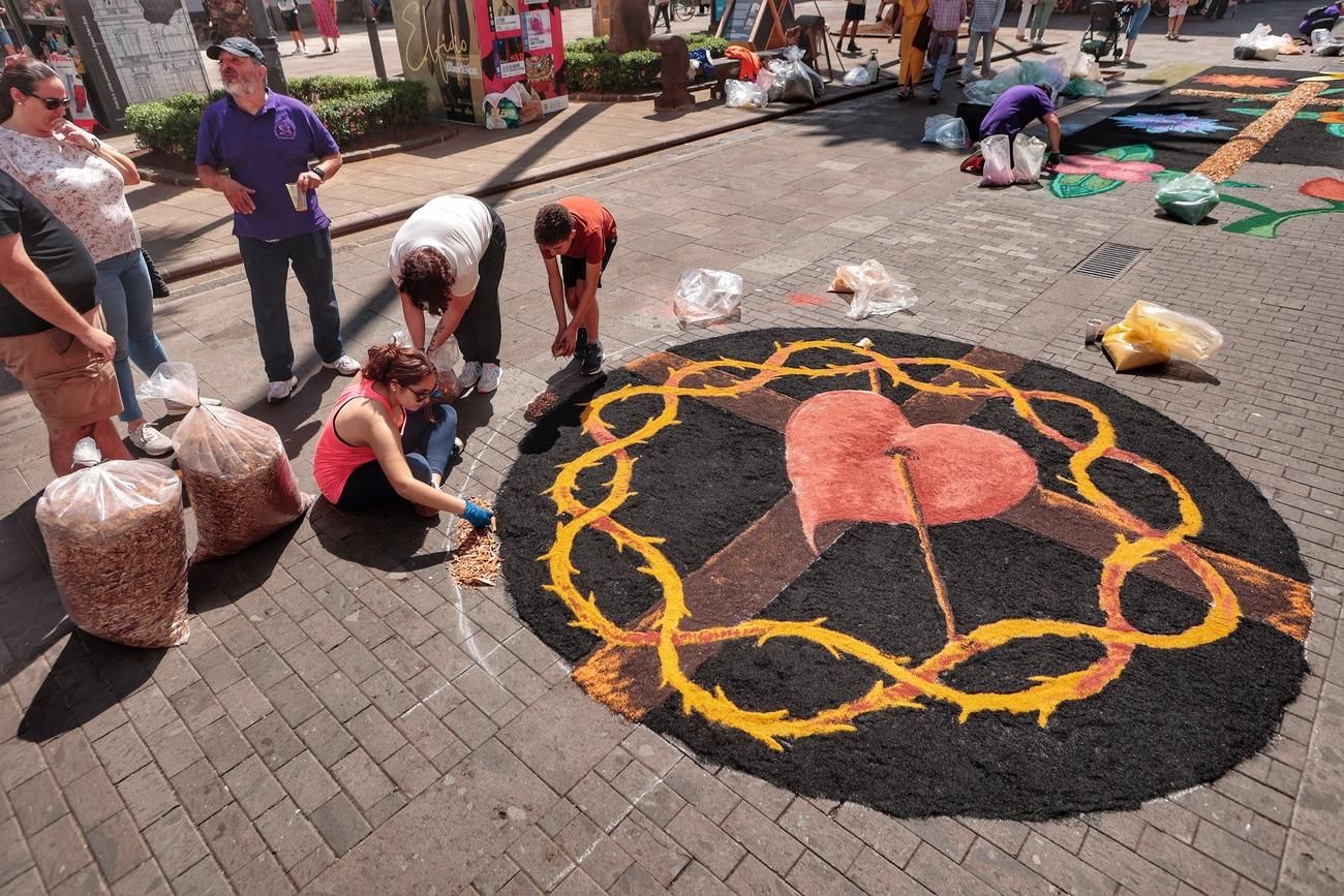 Alfombras del Corpus Christi en La Laguna