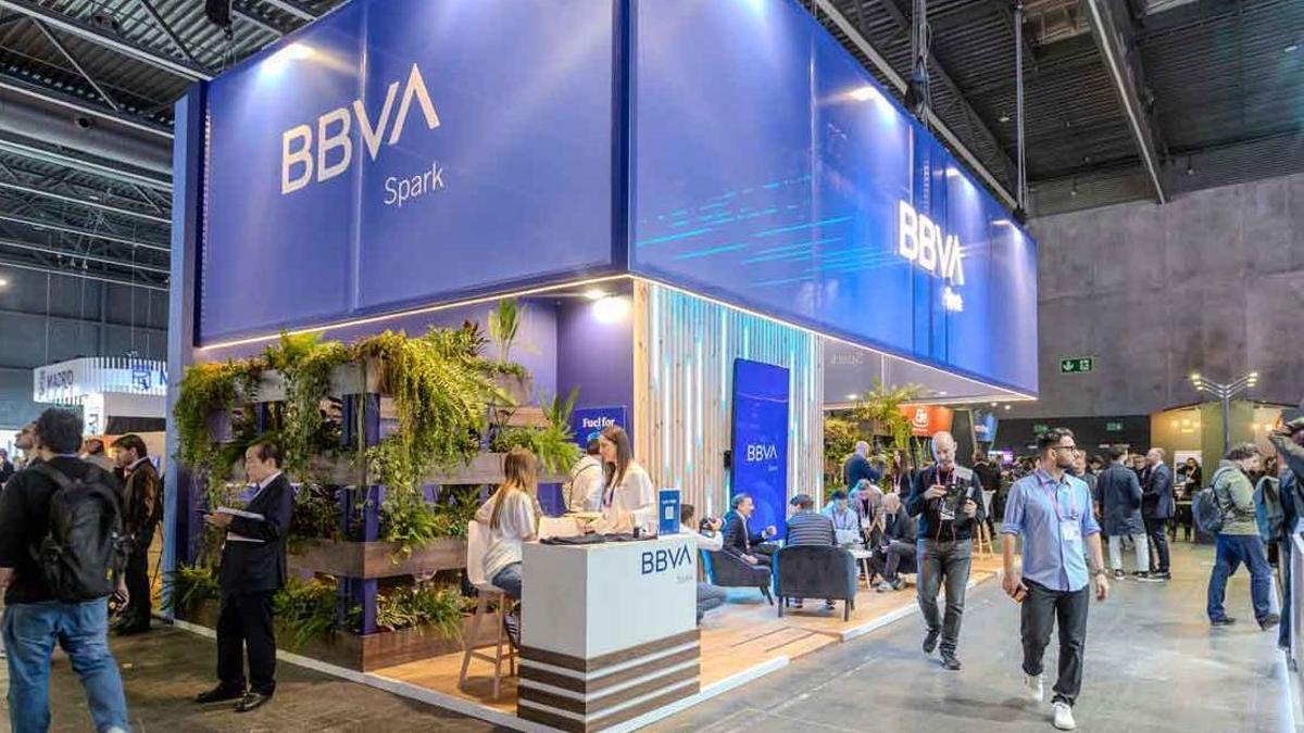 Estand de BBVA Spark en el 4YFN, en el marc del Mobile World Congress