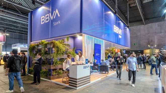 Estand de BBVA Spark en el 4YFN, en el marc del Mobile World Congress