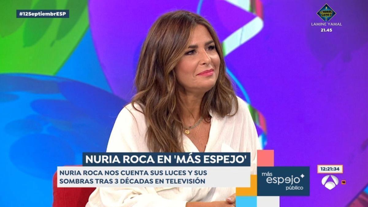Nuria Roca en 'Espejo público'.