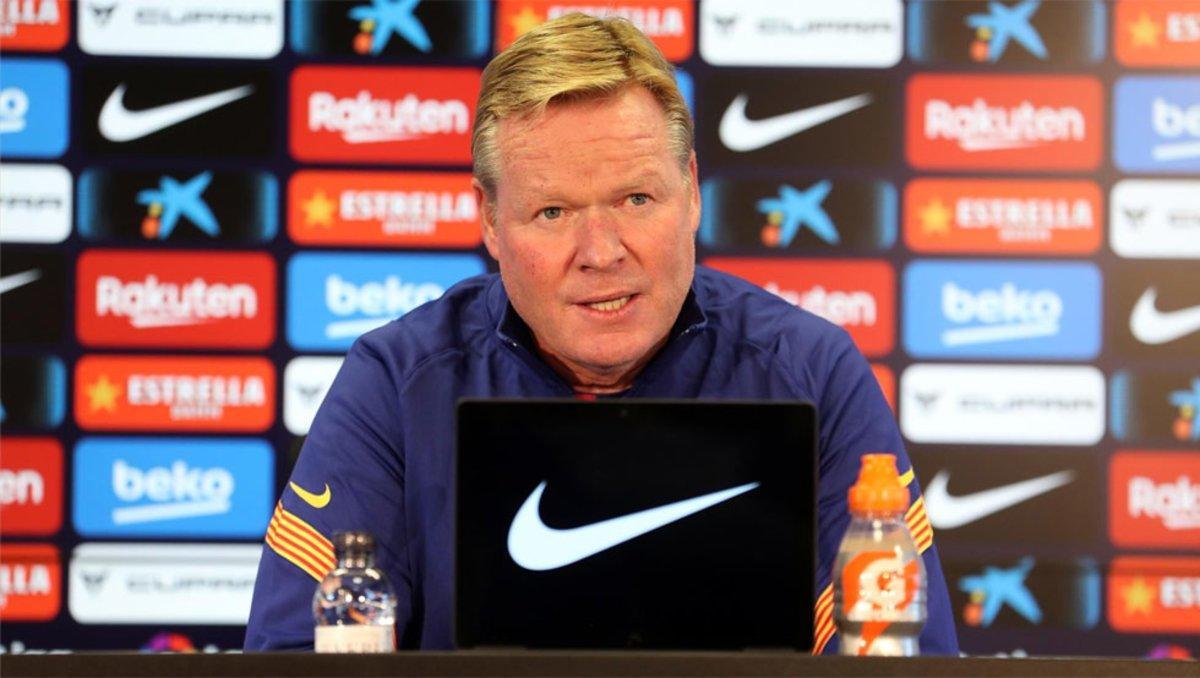 Koeman habló en la previa del Barça - Dinamo