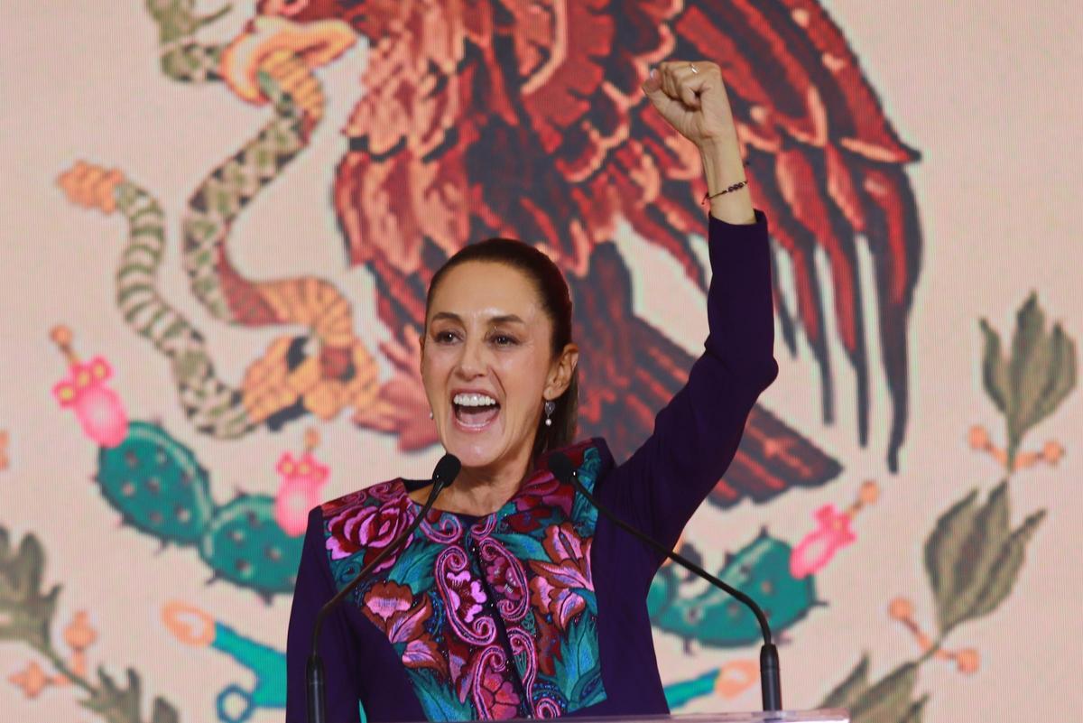 3 de junio de 2024.- Ciudad de México La presidenta electa de México, Claudia Sheinbaum Pardo