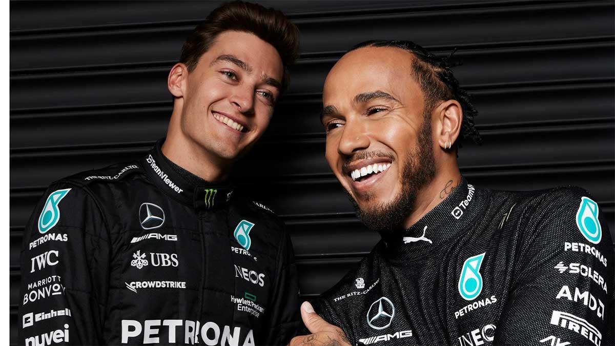 Russell y Hamilton seguirán juntos en Mercedes hasta 2025