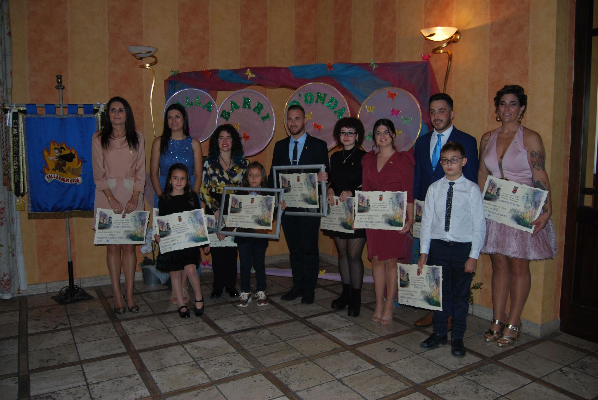 La histórica presentación de la falla Barri d'Onda de Burriana, en imágenes