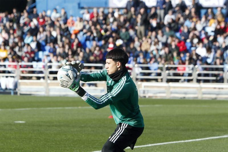 Partido de entrenamiento del Real Zaragoza en La Romareda