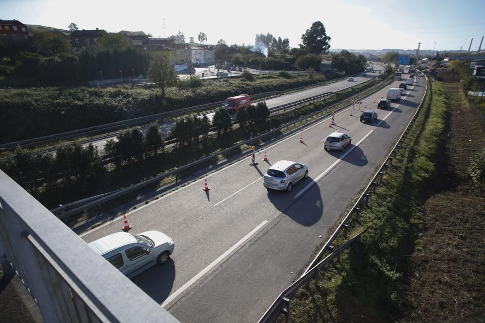 Retenciones en la Y por las obras del enlace con la PEPA