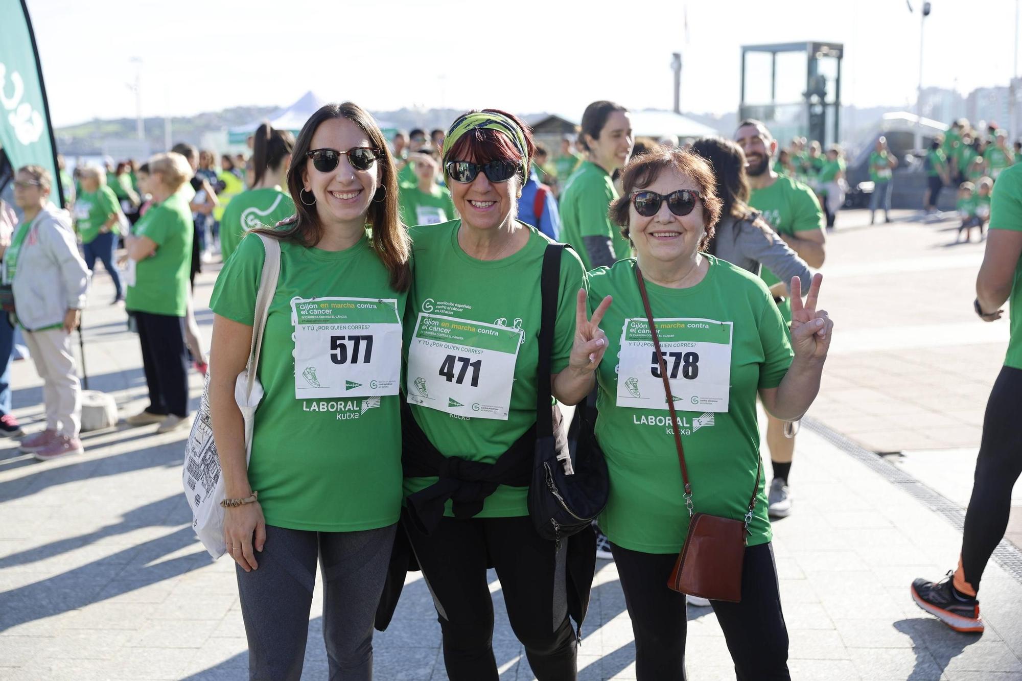 Así fue la carrera contra el cáncer en Gijón (en imágenes)