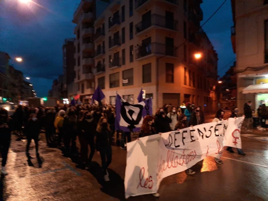 Manifestació del 8-M a Manresa a la tarda