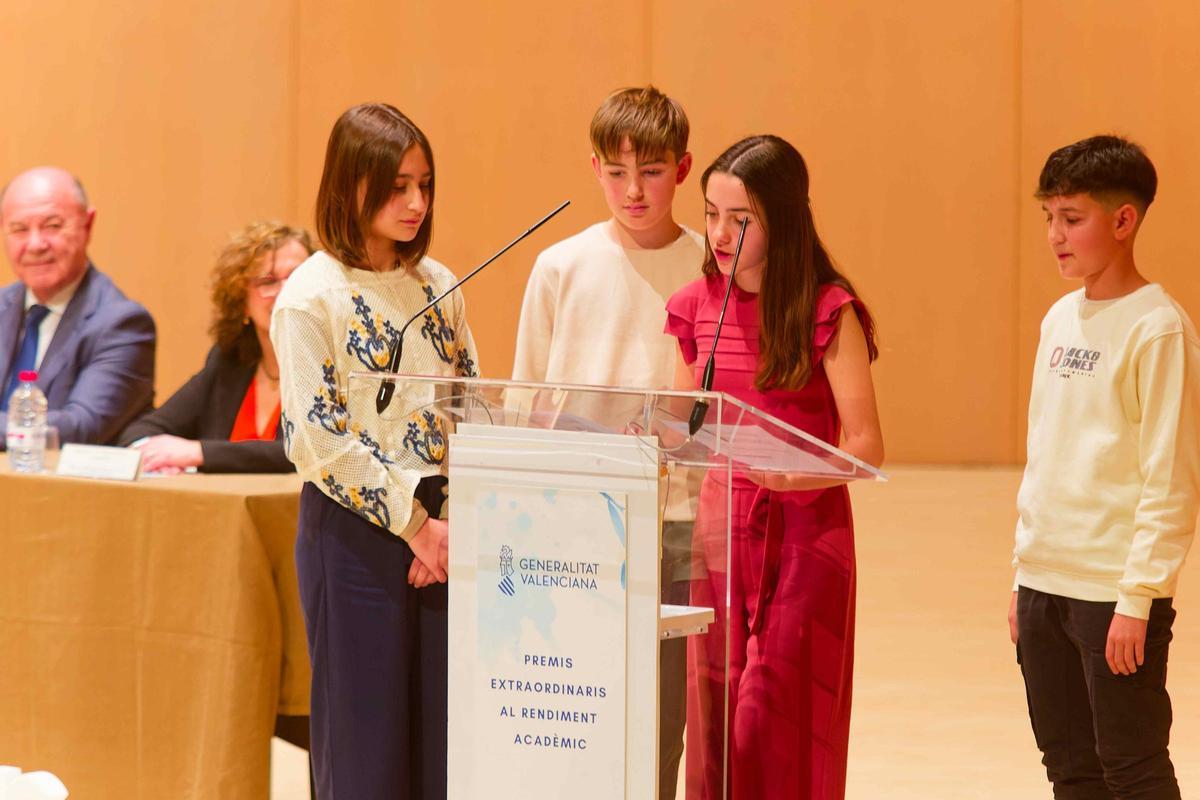 Acto de entrega de los premios extraordinarios al rendimiento académico en Castellón