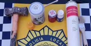 A disposición judicial el detenido por dañar con un martillo dos caballos de Luceros