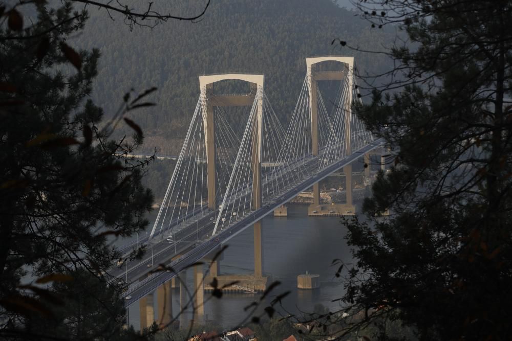 El puente de Rande, ayer // Ricardo Grobas