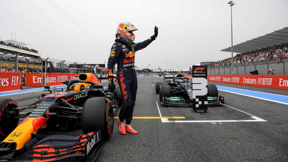 Verstappen, ‘pole’ de líder a França Verstappen, ‘pole’ de líder a França