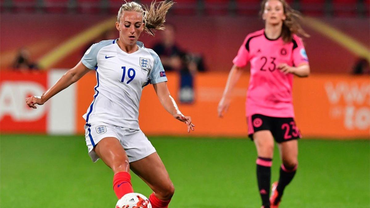 Toni Duggan con la selección de Inglaterra