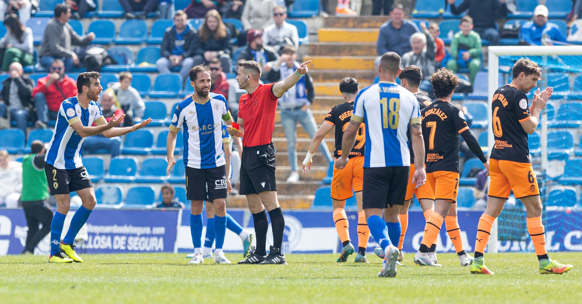 Derrota del Hércules ante el Valencia Mestalla