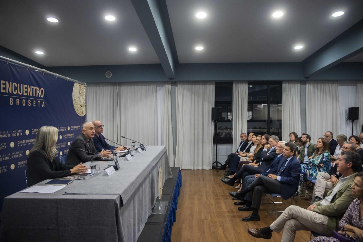 Unai Sordo y Pepe Álvarez en el Club de Encuentro Manuel Broseta