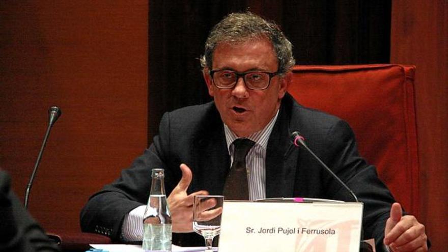 Jordi Pujol Ferrusola, en la compareixença al Parlament