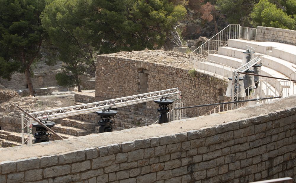 Obras en el Teatro Romano de Sagunt