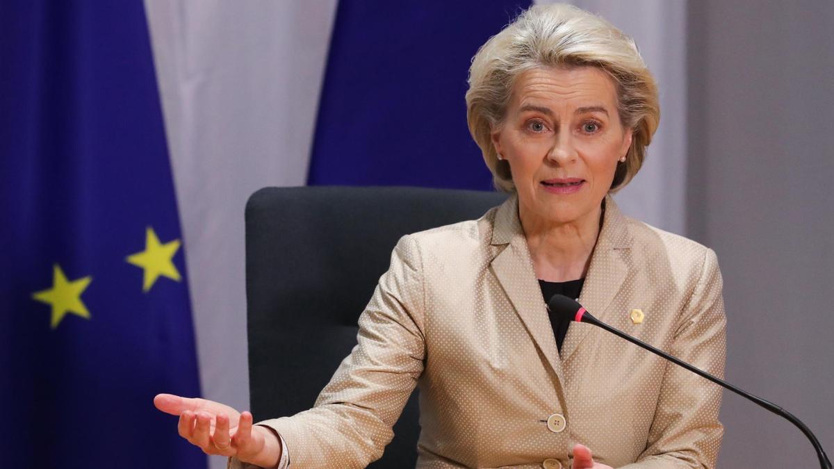 La presidenta de la Comisión Europea, Ursula von der Leyen.