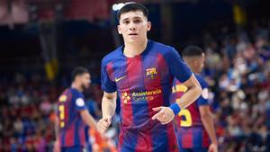 Luciano Gauna, durante un partido