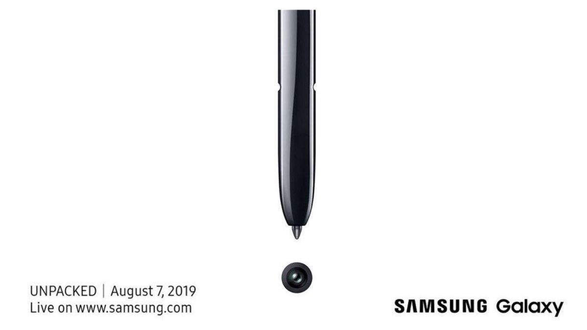 Samsung presentará en agosto el Galaxy Note 10