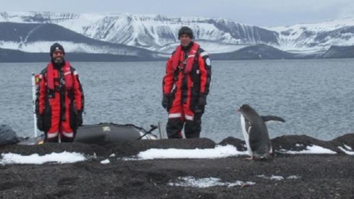 Investigaciones entre hielo y pingüinos 