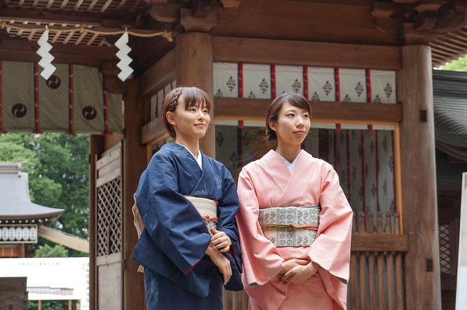 Visitantes en los templos, goshuin, Japón