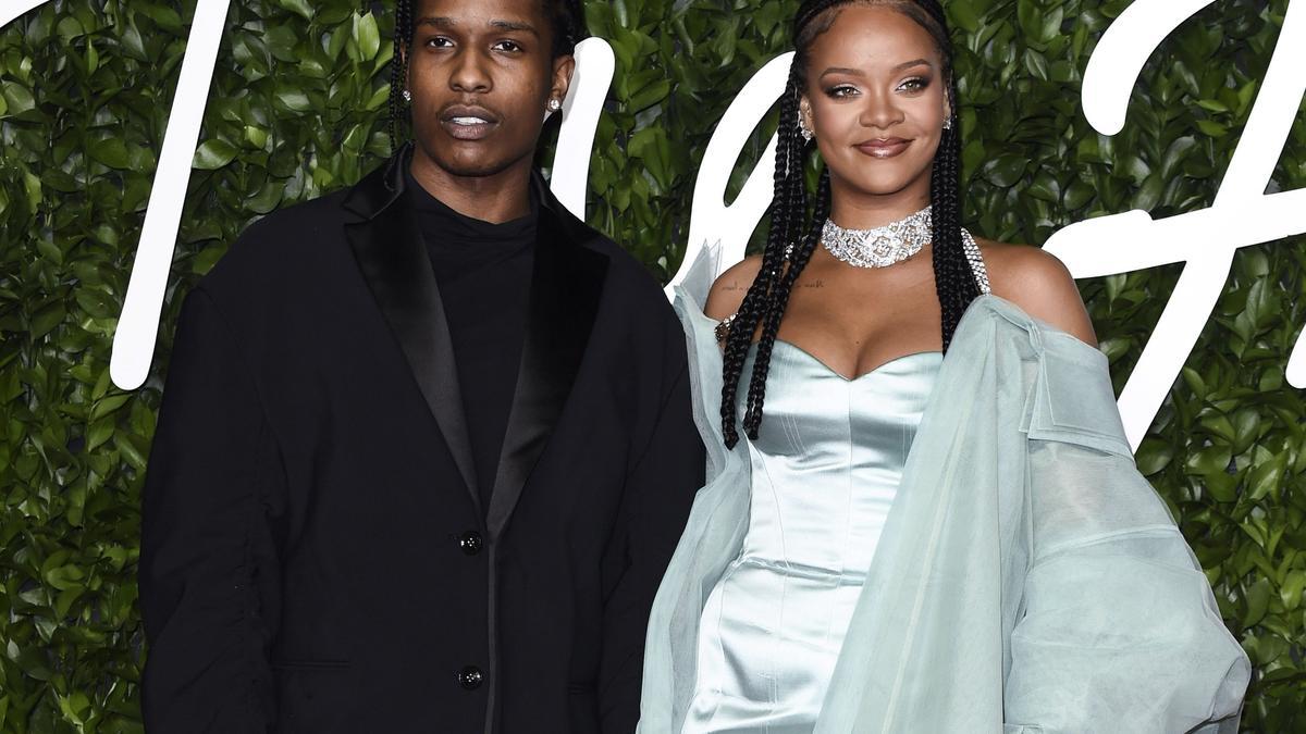 ASAP Rocky y Rihanna.