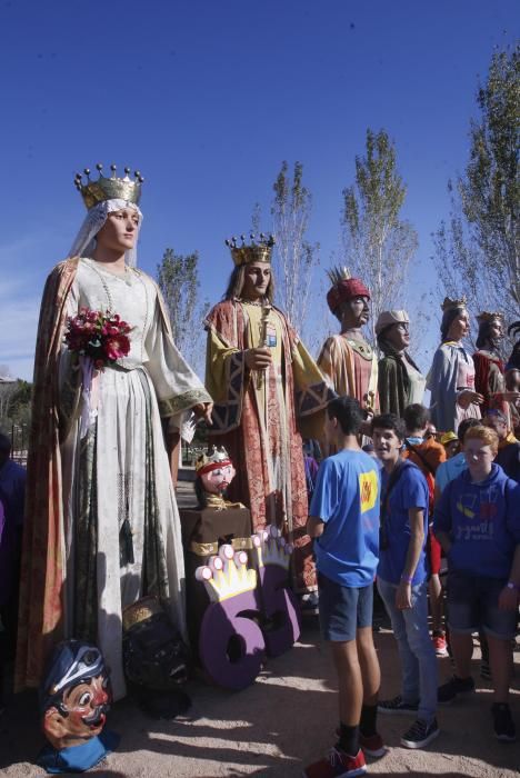 El 65è aniversari dels gegants de Salt aplega més d''una vintena de colles