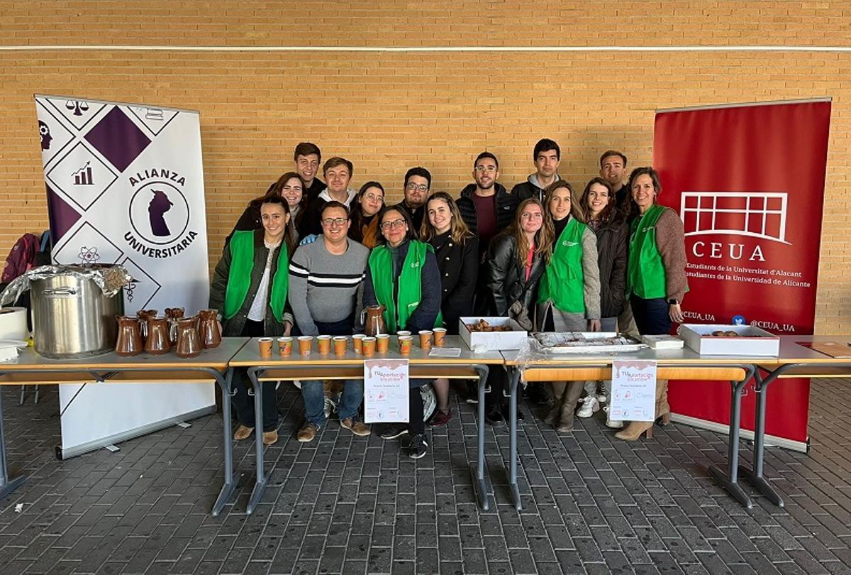 Imagen de la chocolatada celebrada el año pasado.