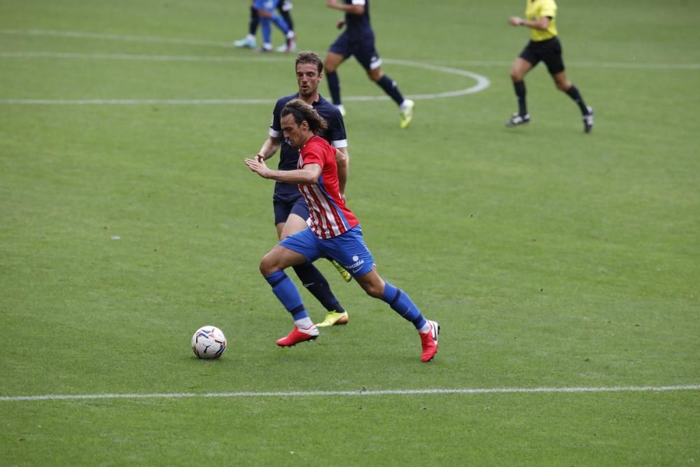 El partido entre el Sporting y el Lugo, en imágenes