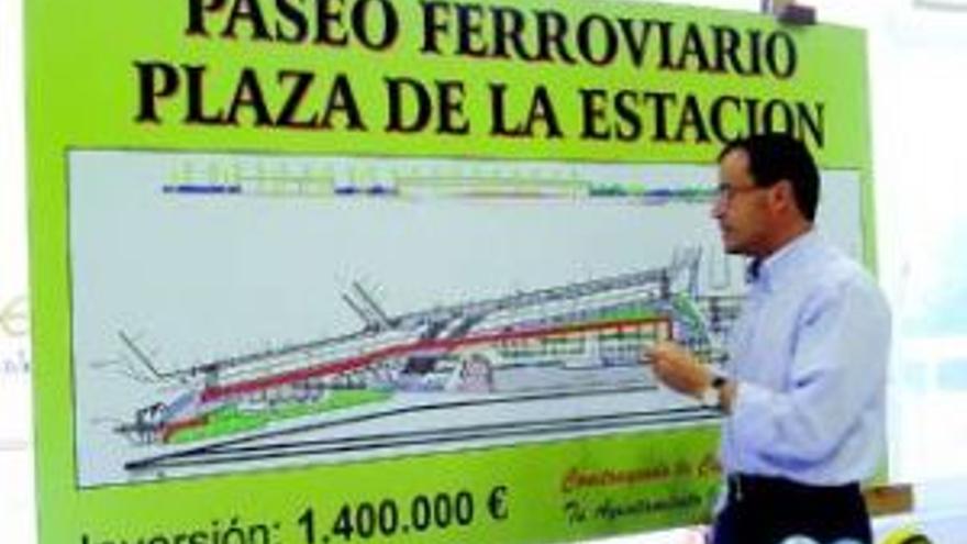 El proyecto de integración de la vía férrea conservará un tramo del muro