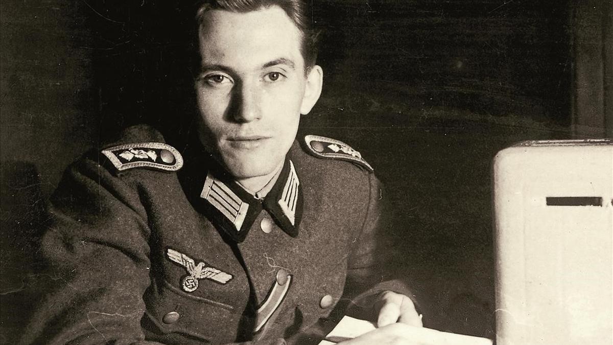 Hans Horn, en la Nochebuena de 1944.