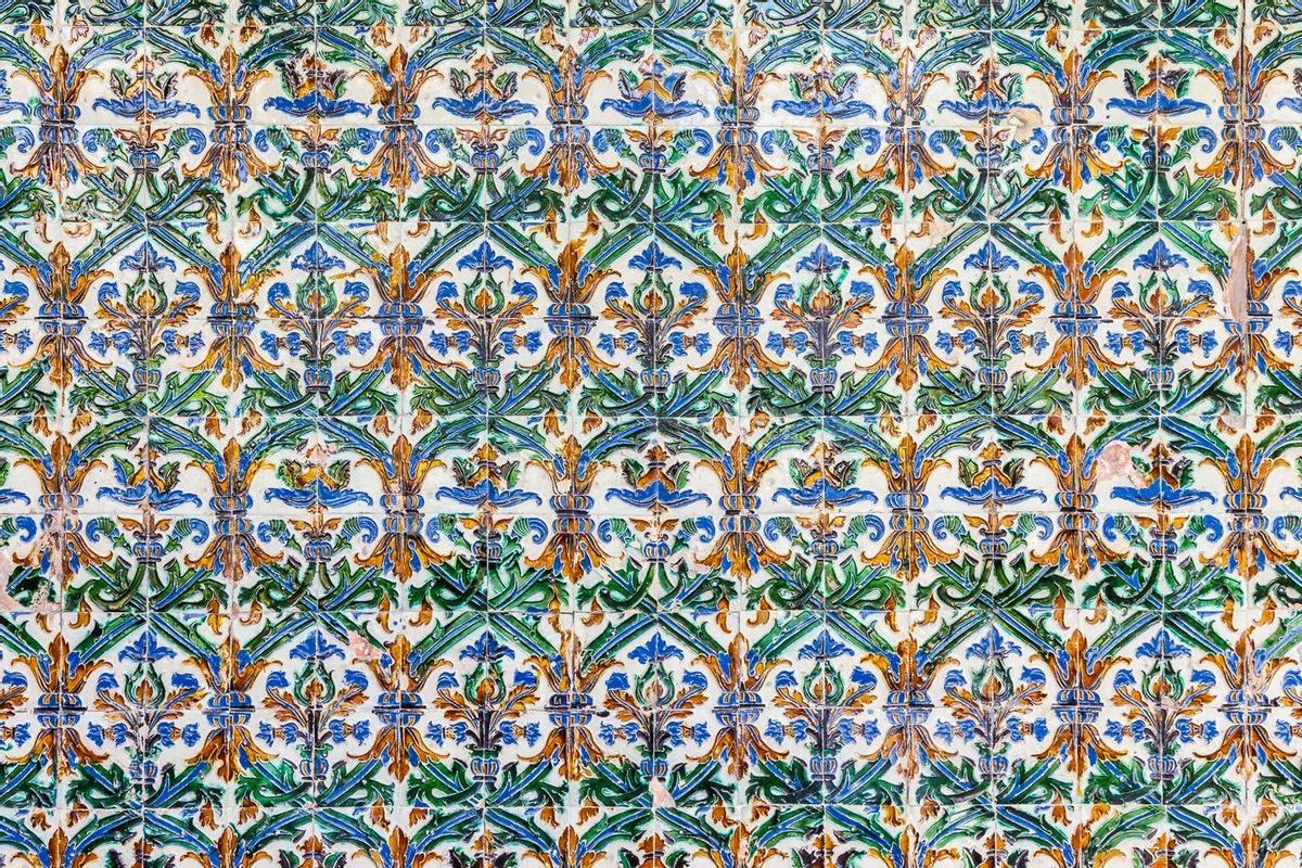 Baldosas del Alcázar de Sevilla