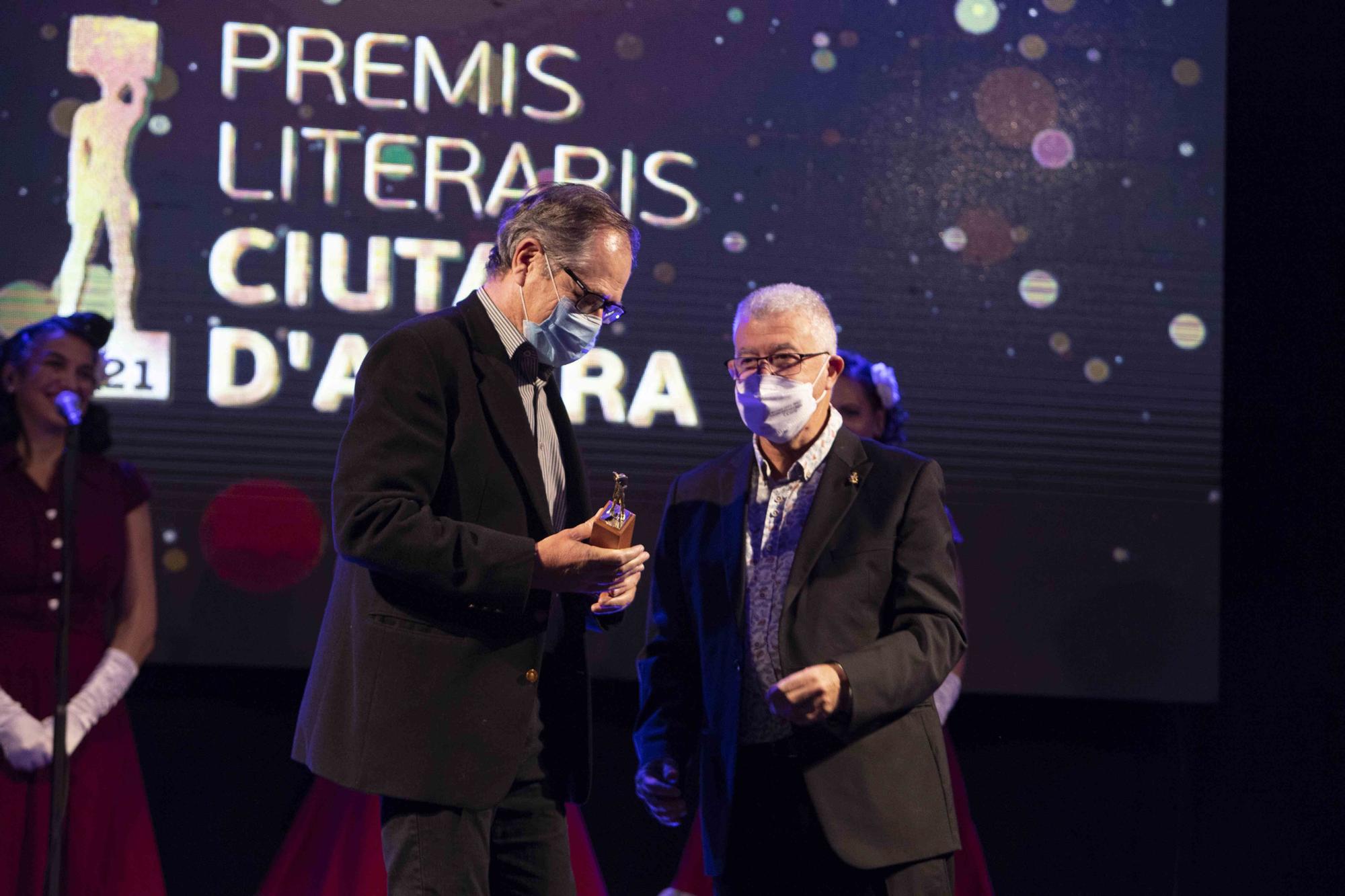 Entrega dels Premis Literaris Ciutat d'Alzira 2021